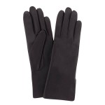 Жіночі шкіряні рукавички GlovesUA мод.058 чорні