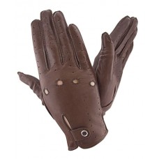 Женские автомобильные кожаные перчатки GlovesUA мод.086 коричневые Женские автомобильные кожаные перчатки GlovesUA мод.086 коричневые