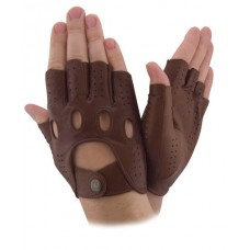 Чоловічі рукавички шкіряні мод.245 коричневі