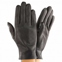 Мужские перчатки кожаные мод.90 черные