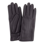 Мужские кожаные перчатки GlovesUA мод 033 черные