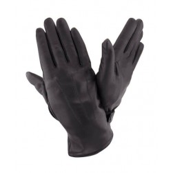 Мужские кожаные перчатки GlovesUA мод 033 черные
