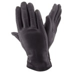 Чоловічі шкіряні рукавички GlovesUA мод.066 чорні - На підкладці Чоловічі шкіряні рукавички GlovesUA мод.066 чорні