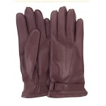 Мужские кожаные перчатки GlovesUA мод 103 коричневые - На пoдкладке Мужские кожаные перчатки GlovesUA мод 103 коричневые