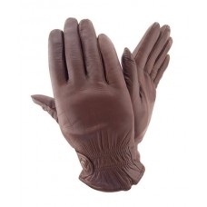 Чоловічі шкіряні рукавички GlovesUA мод.106 коричневі