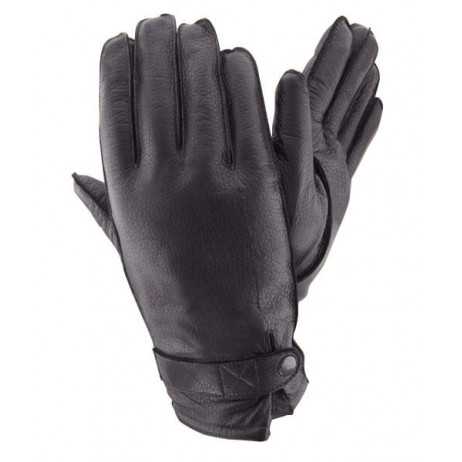 Чоловічі рукавички шкіряні GlovesUA мод.297 чорні