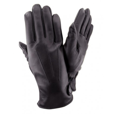 Мужские перчатки кожаные GlovesUA мод 309 черные