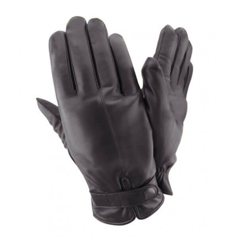 Мужские перчатки кожаные GlovesUA мод 320 черные - На пoдкладке Мужские перчатки кожаные GlovesUA мод 320 черные