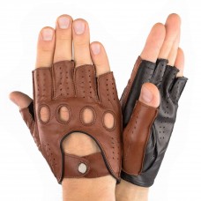 Мужские перчатки авто комбинированные мод.245 коньяк / черный Мужские перчатки авто комбинированные мод.245 коньяк / черный