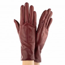 Женские перчатки кожаные мод.001 бордо (шлица сбоку ) Женские перчатки кожаные мод.001 бордо (шлица сбоку )