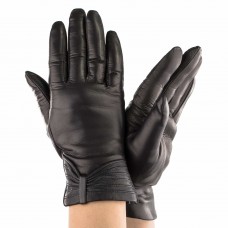 Жіночі шкіряні рукавички GlovesUA мод.111 чорні