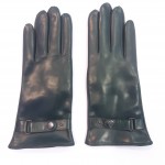 Чоловічі шкіряні рукавички GlovesUA мод.463 евкаліпт
