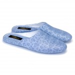 Комнатные тапочки женские Pellagio 1504 голубой леопард