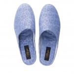 Комнатные тапочки женские Pellagio 1504 голубой леопард