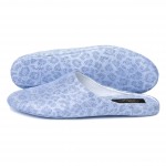 Комнатные тапочки женские Pellagio 1504 голубой леопард