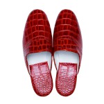 Комнатные тапочки женские Pellagio 222 красный крокодил