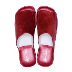 Комнатные тапочки женские Pellagio 386 красный+велюр