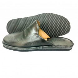 Комнатные тапочки женские Pellagio 420 черное серебро