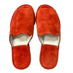 Комнатные тапочки женские Pellagio 460 Красный велюр