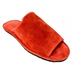 Комнатные тапочки женские Pellagio 460 Красный велюр