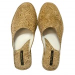 Комнатные тапочки женские Pellagio 504 бежевый лист