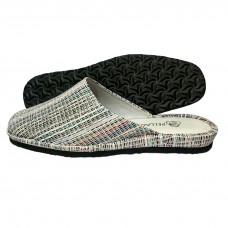 Комнатные тапочки женские Pellagio 1070 белые риски