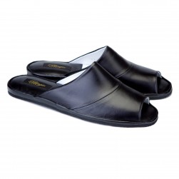 Кімнатні тапочки Pellagio 701 чорний наппа