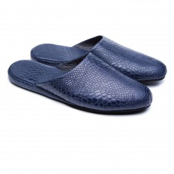 Комнатные тапочки Pellagio 771 синяя рептилия