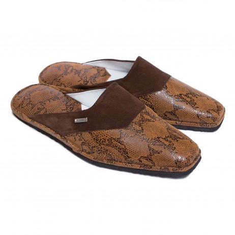 Комнатные тапочки Pellagio 903 коричневая змея