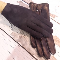 Женские перчатки GlovesUA мод-394 баклажан