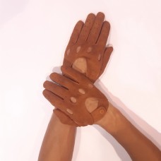 Мужские автомобильные комбинированные перчатки GlovesUA мод.275 светлый коньяк Мужские автомобильные комбинированные перчатки GlovesUA мод.275 светлый коньяк