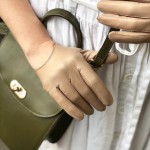 Жіночі шкіряні рукавички GlovesUA мод.377 екрю