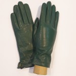 Женские кожаные перчатки Pitas модLN0579Z зеленые