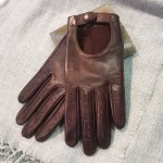 Женские кожаные перчатки GlovesUA мод 540 бордо - Цветные Женские кожаные перчатки GlovesUA мод 540 бордо