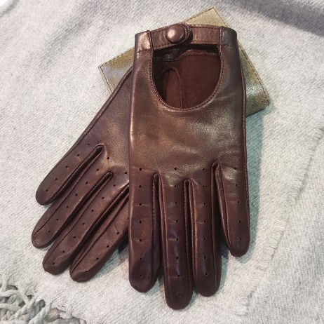 Женские кожаные перчатки GlovesUA мод 540 бордо - Цветные Женские кожаные перчатки GlovesUA мод 540 бордо
