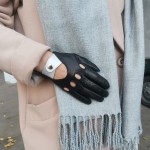 Жіночі автомобільні шкіряні рукавички GlovesUA мод.275 чорні (шов усередину, срібний ремінець) - Шкіряні Жіночі автомобільні шкіряні рукавички GlovesUA мод.275 чорні (шов усередину, срібний ремінець)