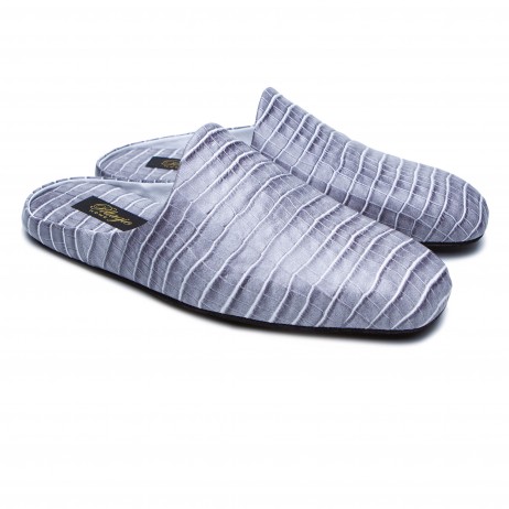 Комнатные тапочки Pellagio 221 серый крокодил