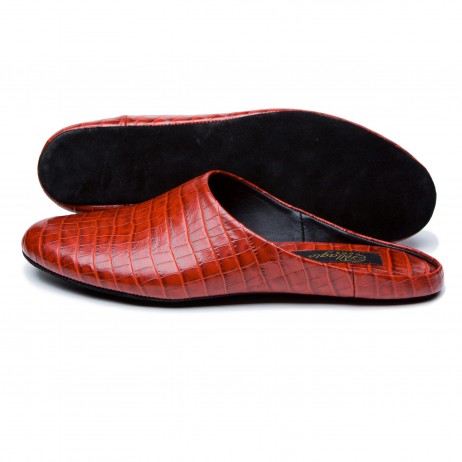 Комнатные тапочки Pellagio 1504 терракотовый крокодил