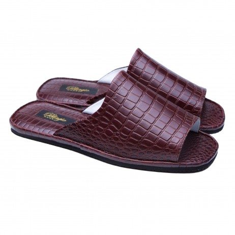 Комнатные тапочки Pellagio 160 коричневый крокодил new