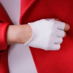 Жіночі рукавички мітенки шкіряні GlovesUA мод.315 білі (без отв, без перфорації) - Мітенки Жіночі рукавички мітенки шкіряні GlovesUA мод.315 білі (без отв, без перфорації)