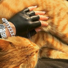 Жіночі рукавички шкіряні мітенки GlovesUA мод.315 чорні (без отв, без перфорації) Жіночі рукавички шкіряні мітенки GlovesUA мод.315 чорні (без отв, без перфорації)