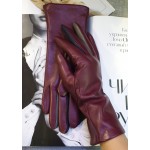 Жіночі шкіряні рукавички GlovesUA мод.001 зливу (без 3 смуг, кольорові стрілки)