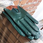 Чоловічі рукавички для водіння шкіряні мод.275 евкаліпт ( ремінець коньяк, без отв, кнопка обтягнута) - Шкіряні Чоловічі рукавички для водіння шкіряні мод.275 евкаліпт ( ремінець коньяк, без отв, кнопка обтягнута)