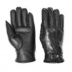 Перчатки мужские зимние из комбинированной кожи на меху GlovesUA мод.272, Черные (овчина)