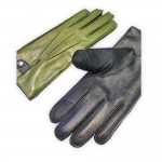 Рукавички чоловічі сенсорні із комбінованої шкіри GlovesUA мод.430, Альпійський зелений/Чорний Рукавички чоловічі сенсорні із комбінованої шкіри GlovesUA мод.430, Альпійський зелений/Чорний