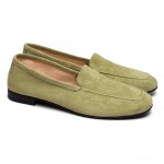 Лоферы Pellagio 001/3328 хаки замша