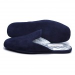 Комнатные тапочки женские Pellagio 3940 синяя замша