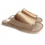 Комнатные тапочки женские Pellagio 360 бежевий+золото