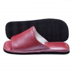 Комнатные тапочки женские Pellagio 360 темно-розовая напа