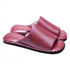 Комнатные тапочки женские Pellagio 360 темно-розовая напа